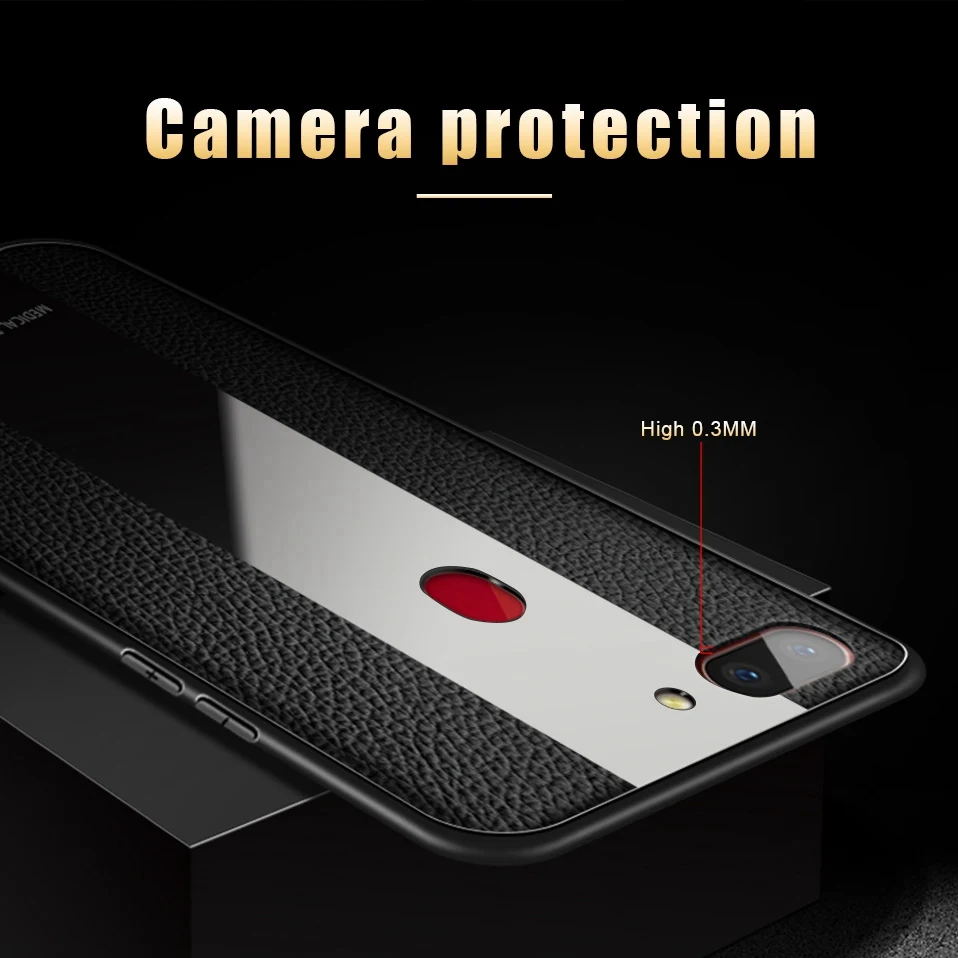 Luxuey Leather Case For OPPO R17 Pro K1 Cover Silicone Phone Case For Huawei R9 R9S R11 R11S Plus R15 R15X A5 A57 A59 A79 Cases  (11)