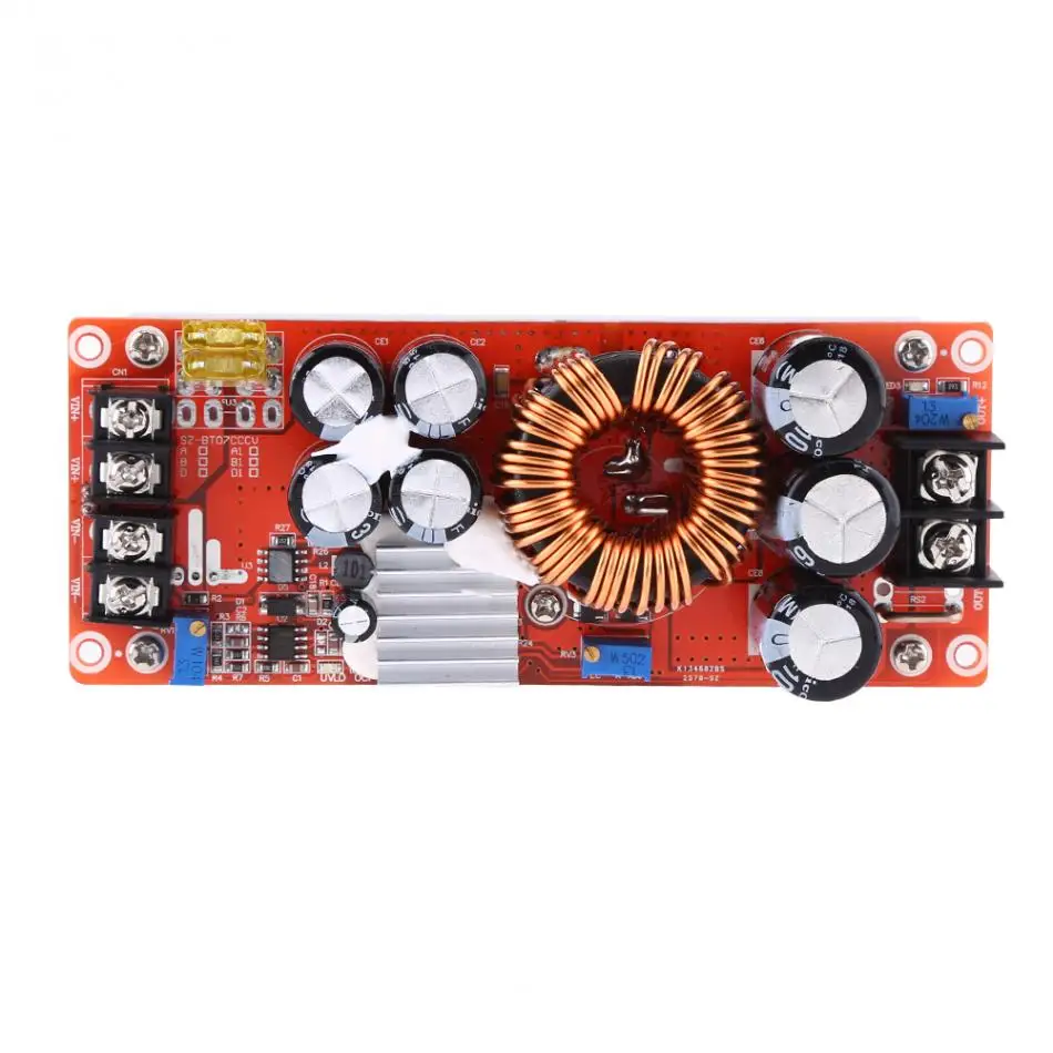 1500 Вт 30A Boost повышающий преобразователь Повышающий Модуль питания DC10-60V в DC12-90V с охлаждающим вентилятором инструмент профессиональный