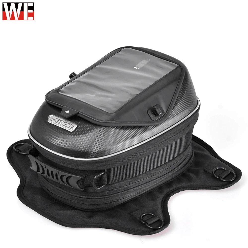

MENAT Universal Motorcycle Fuel Tank Bags Multi-purpose Magnet Waterproof Handbags for GPS Navigation Cell Phone iPad