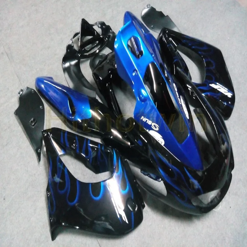 Заказной обтекатель мотоцикла для Yamaha YZF1000R 1997 2007 Thundercat 97-07+ винты Черный - Цвет: C