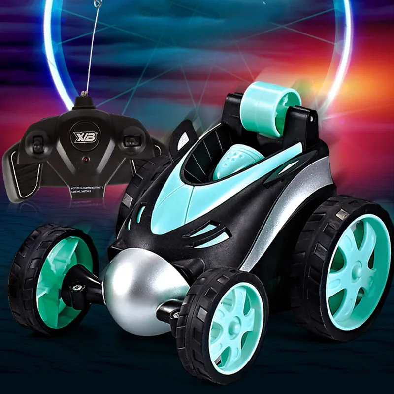 

Wireless Remote Control Tumbling Stunt Drift Deformation Buggy Car dump Truck Boy Child Electric Toy