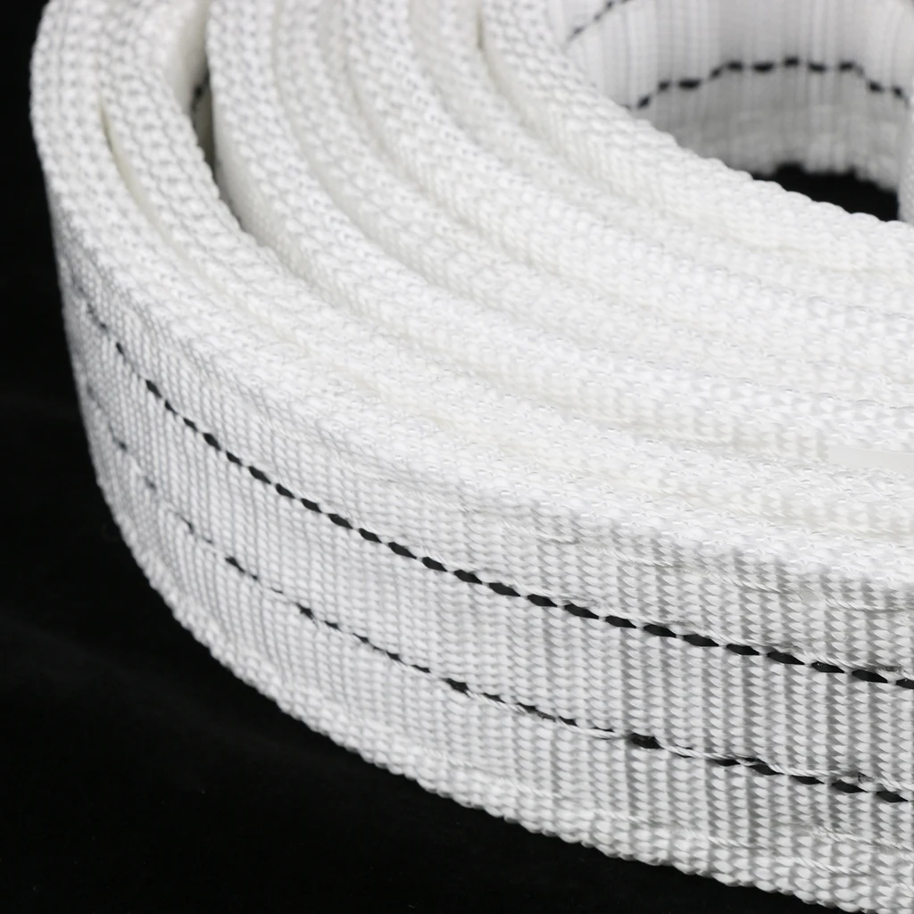 Lifting Strap Towing Pull Rope Cable W/reinforced Loops, 4400 lbs, Perfect for lifting, hoisting in industry/ construction