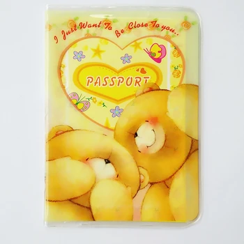 

Cartoon Animal friends Passport Holder,3D Design PVC Leather Travel Passport Wallet Passport Cover 14*9.6CM