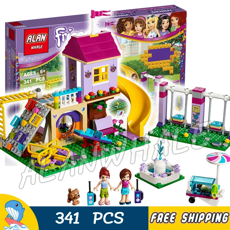 

341pcs Friends Heartlake City Playground Mia Sienna 01050 Model Building Blocks Popular Assemble Toys Brick Compatible With lego