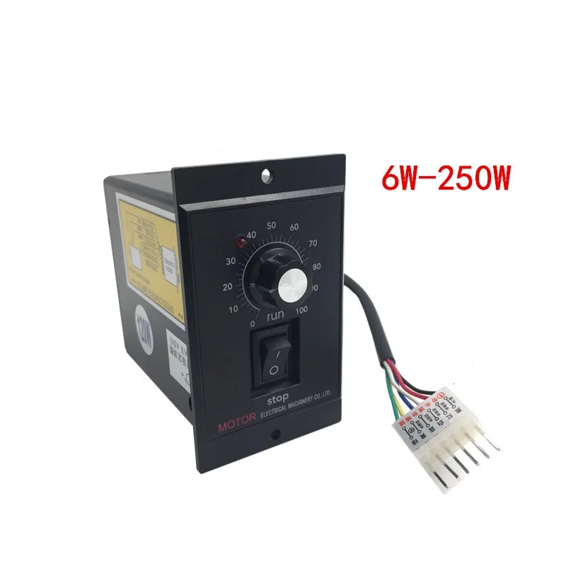 

US-52 220V AC Gear Motor Speed Control Device 15W / 25W / 60W / 120W / 250W Motor Controller Speed Switch