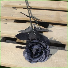

Artificial Black Rose Bouquet Simulation Rose Squid Flower Flower Head Home Wedding Party Decoration DIY Holiday Gift 10pcs/lot
