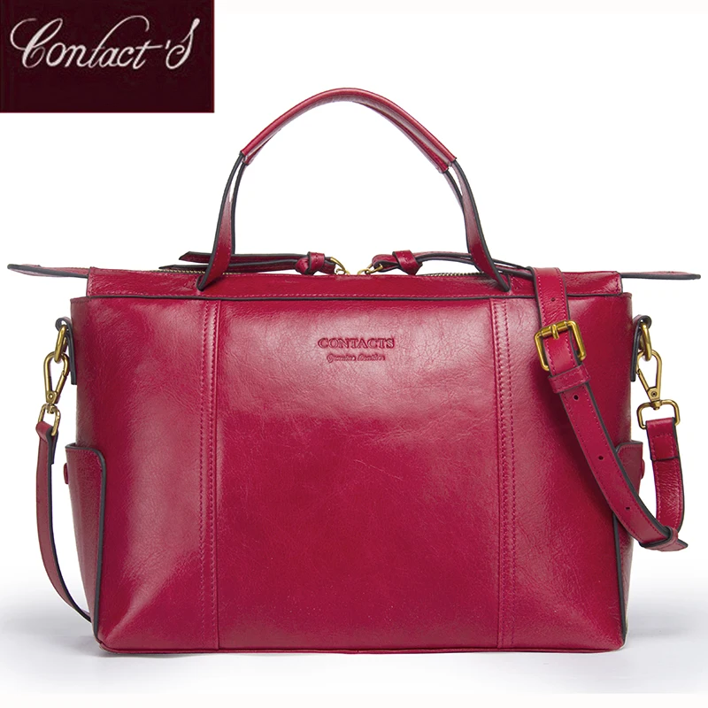 Contact S Women Practical Bag Handbags Brand Designer Office Contact S Women Practical Bag Handbags Brand Designer Office Organized Leather Functional Beautiful Purse In Top Handle Bags From Luggage