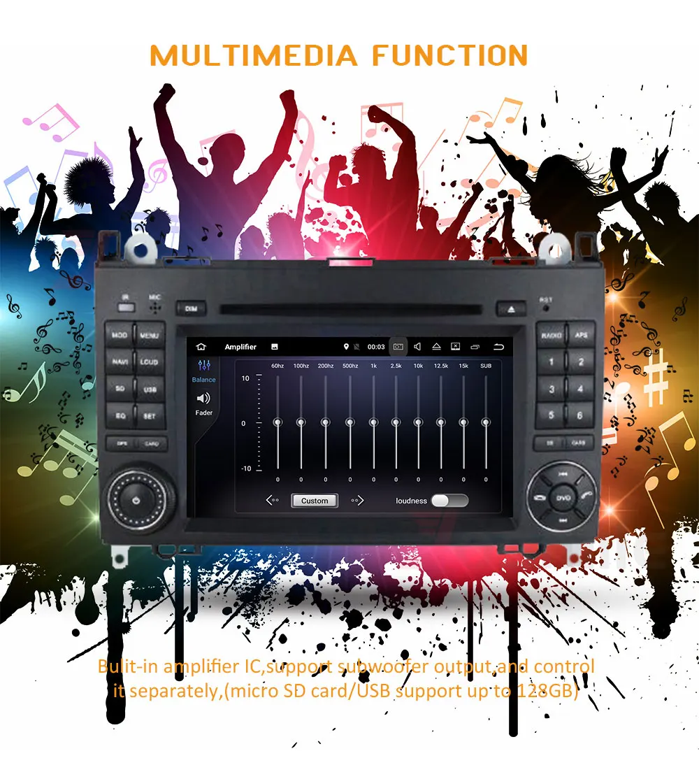 Best 7Inch IPS Android 8.0 8-Core Car Radio Stereo GPS Navi for Mercedes Benz A Class W169 2004-2012 B200 B Class 4G RAM 32G ROM 4G 2