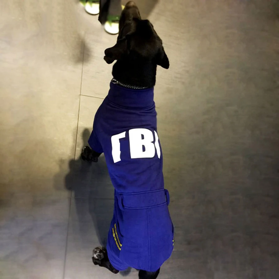 

Big Dog Clothes Large Size Dogs French Bulldog Clothes Labrador Autumn Winter Warm Big Dog Hoodie Bluza Pies Pet Clothing 50WY33