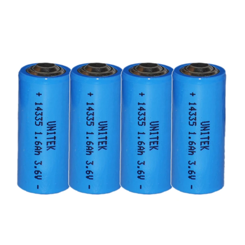 4PCS UNITEK 3.6V 2/3AA ER14335 14335 liSOCL2 Lithium