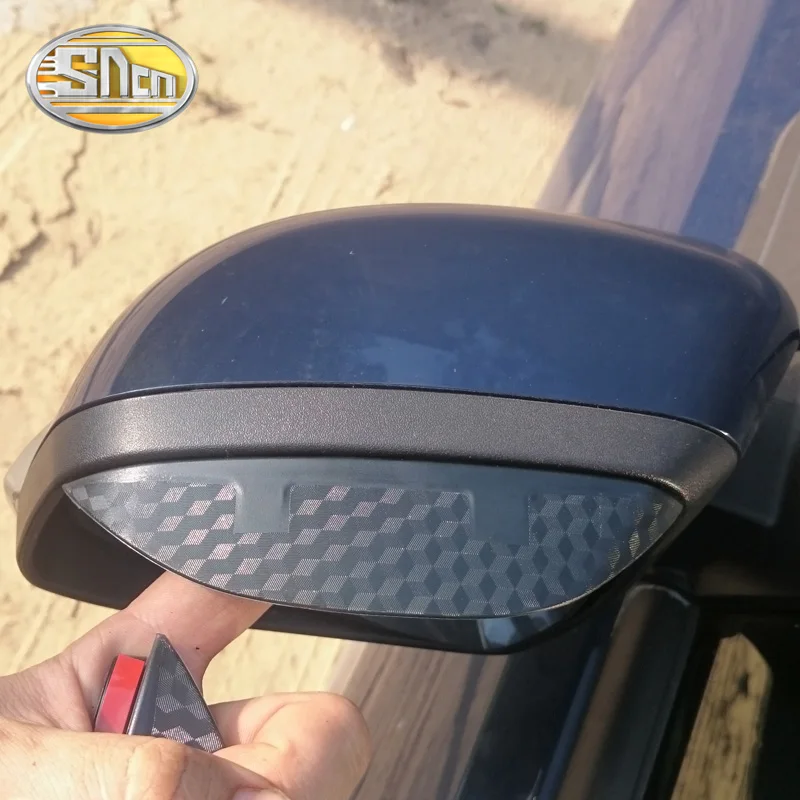 

SNCN 2PCS Car Rearview Mirror Eyebrow Cover Rain-proof Snow Protection Decoration Accessories For Ford Focus 2012 - 2016