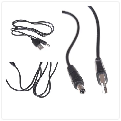 

1pcs DC To USB Extension Cord 5.5mm X 2.1mm High-quality Power Supply Male Plug Cable Adapter