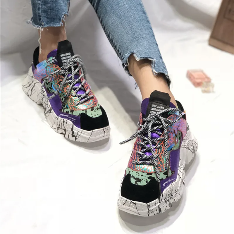 as Dentelle Automne Pic Dames Femme Haute Zapatos forme Sneakers Plate Cuir Talons De Up Feminino Pic Chaussures Sapato En Mujer As Femmes fRqFBzcxw