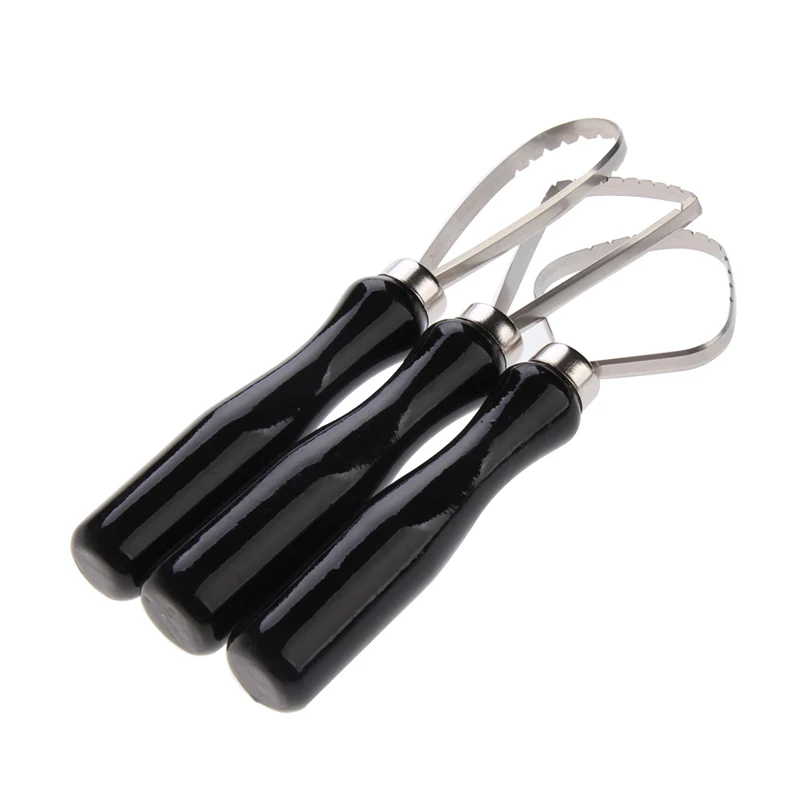 

Useful 3 Pcs Wood Pottery Clay Sculpture Big Loop Tool with Steel Flat Wire High Quality