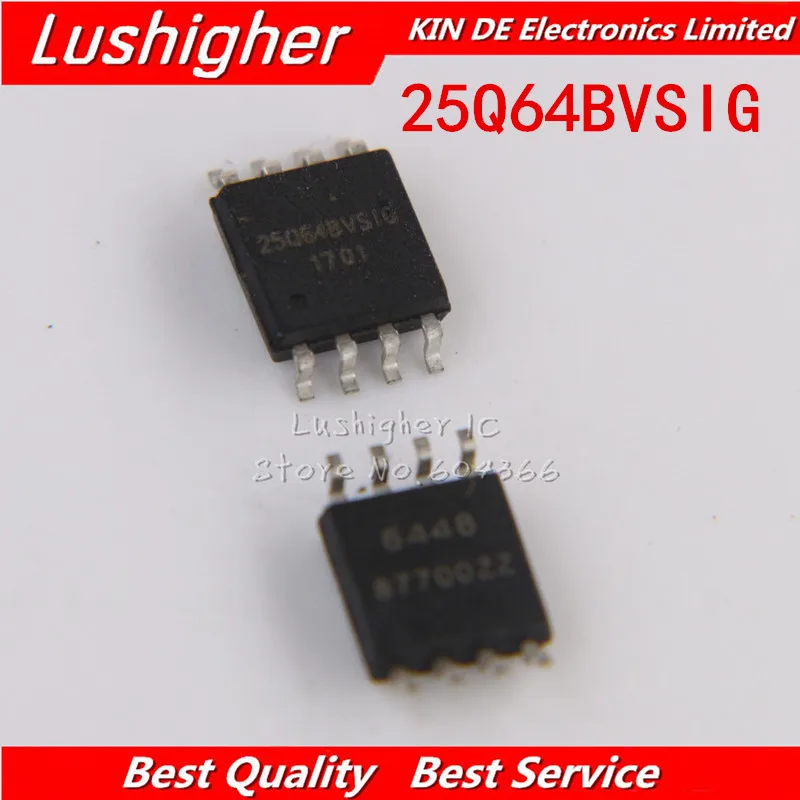 10 шт. W25Q64BVSIG SOP8 25Q64BVSIG 25Q64 SOP w25q64bvcome новый оригинальный| |