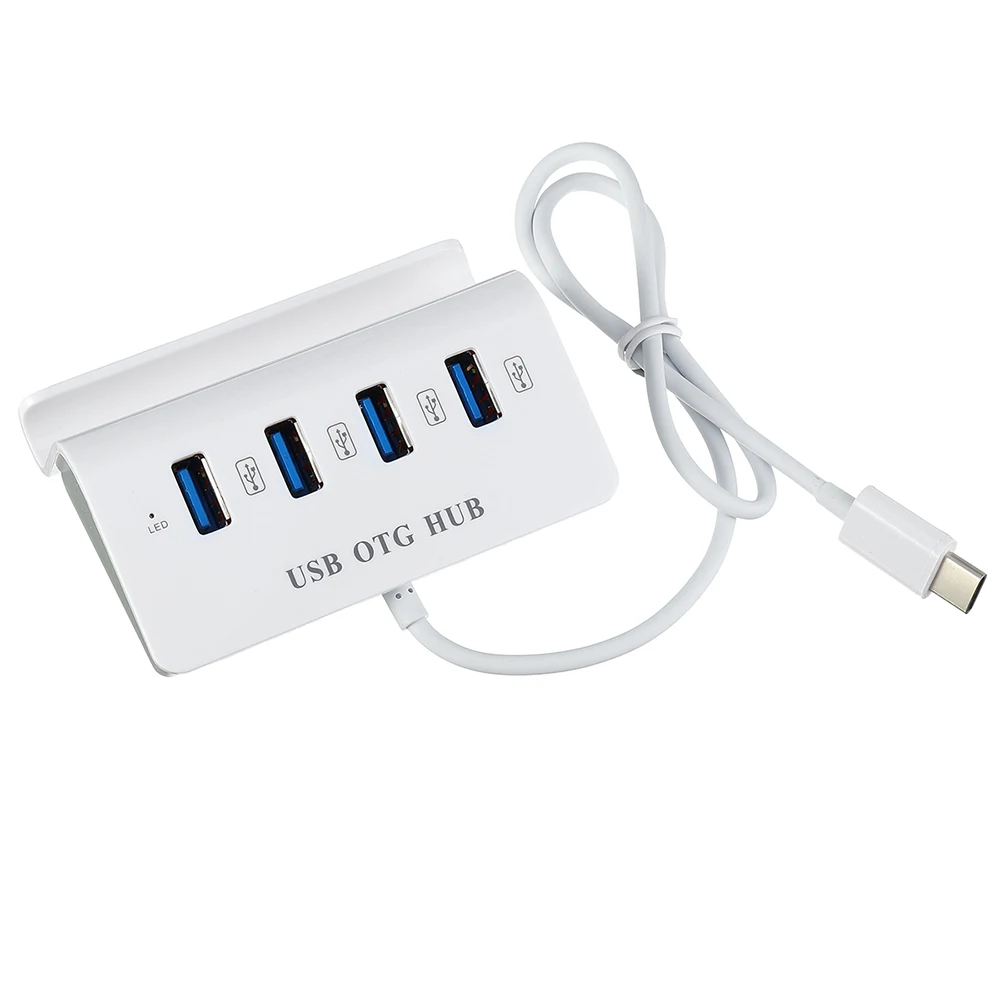 Bakeey 4 порта зарядное устройство адаптер type C USB 3,1 высокоскоростное расширение usb-хаб настольное зарядное устройство с держателем для samsung Xiaomi