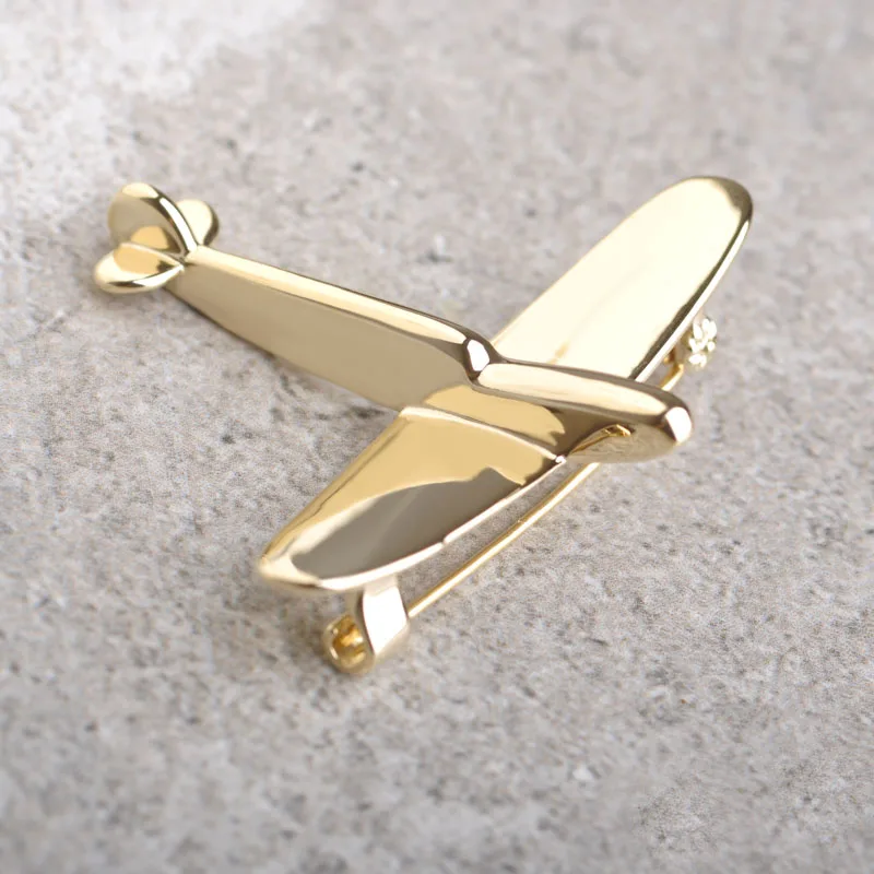 Simple Airplane Model Brooches