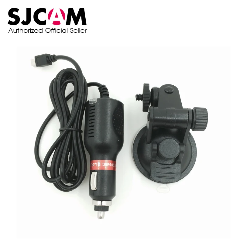 

SJCAM Car Charger Mount + Suction Cup Bracket for SJ6 Legend SJ7 Star 4K Action Sports Camera