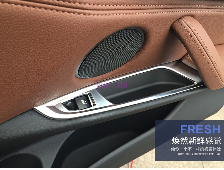 4 шт. хромированные подъёмники для очков и BMW 2014 17 X5 F15 2015 X6 F16|chrome car|car chromeframes chrome |