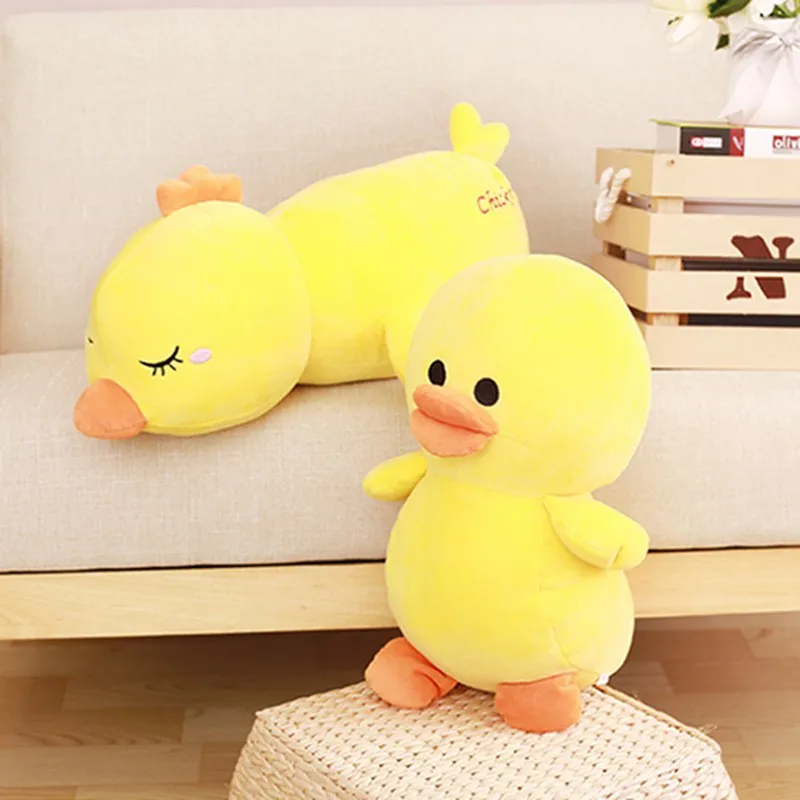 1 шт. 55/40 см 2 модели плюшевая мягкая игрушка утка/курица кукла Stay cute Duck brinquedos фигурка гладкая ткань детский подарок на день рождения