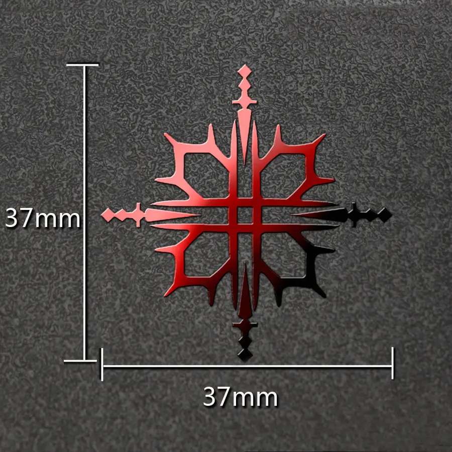 Аниме Вампир Рыцарь 3D металлическая наклейка s для книги мобильного телефона ноутбука автомобиля наклейка DIY стикер аниме стикер