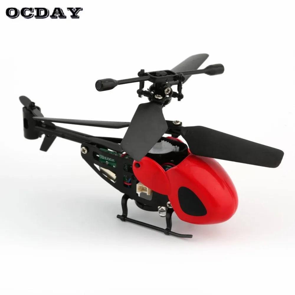 

Flying Mini RC Helicopter Kid's RC Toy Mini RC Plane Radio Remote Control Aircraft Micro 2 Channel RC 5012 Red fz