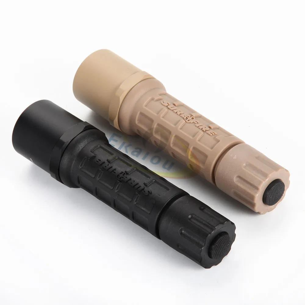 600 Lumen R2 G2 Tactical 16340 RCR123A LED Flashlight for Surefire Torch AG2X-D-BK