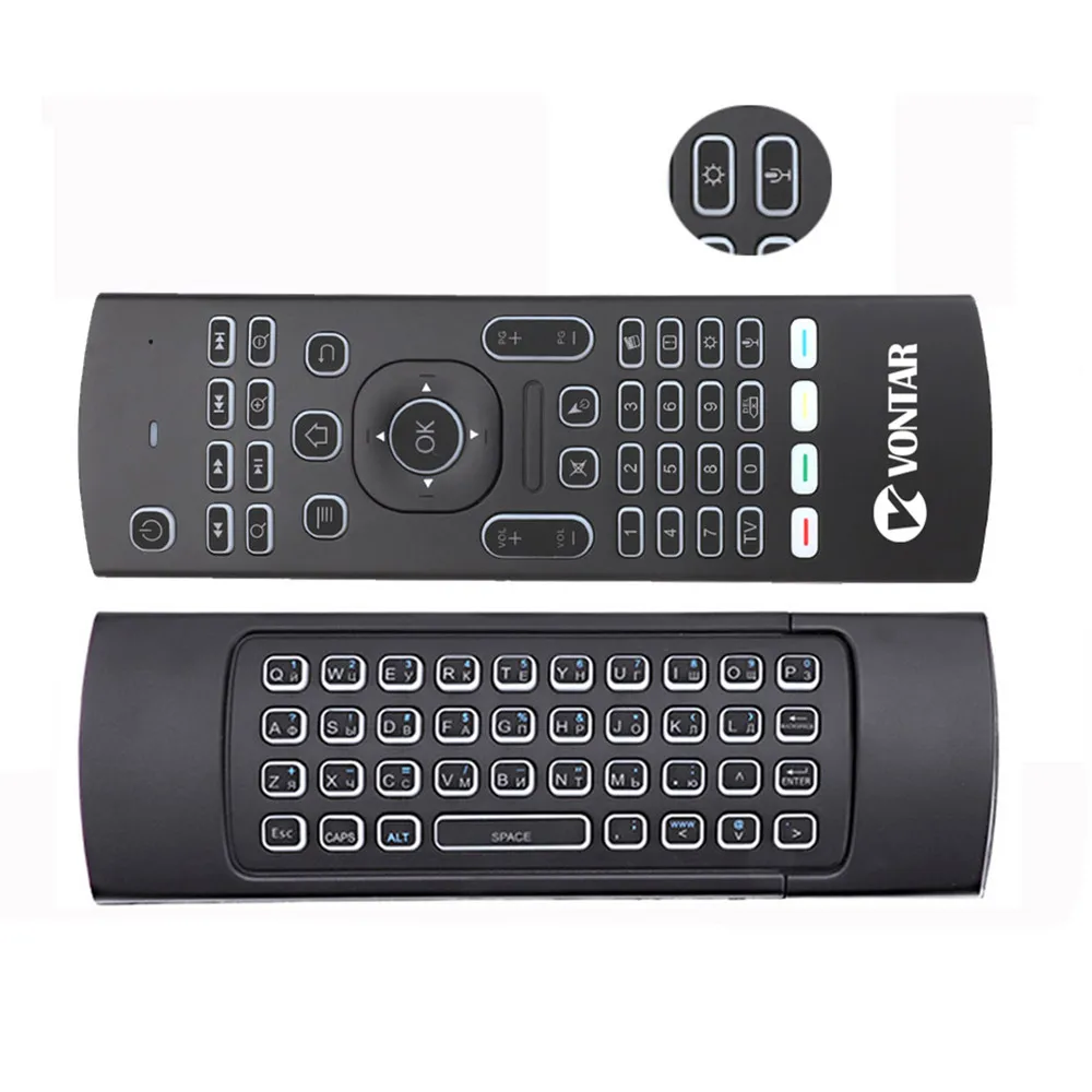 MX3 Air mouse умный голосовой пульт дистанционного управления 2,4G Беспроводная клавиатура с подсветкой MX3 Pro для X96 mini KM3 A95X F2 H96 MAX Android tv Box