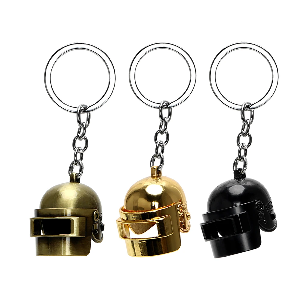 Auto Motorcycle Keyring Key Chain Helmet Metal Creative Cool Keychain