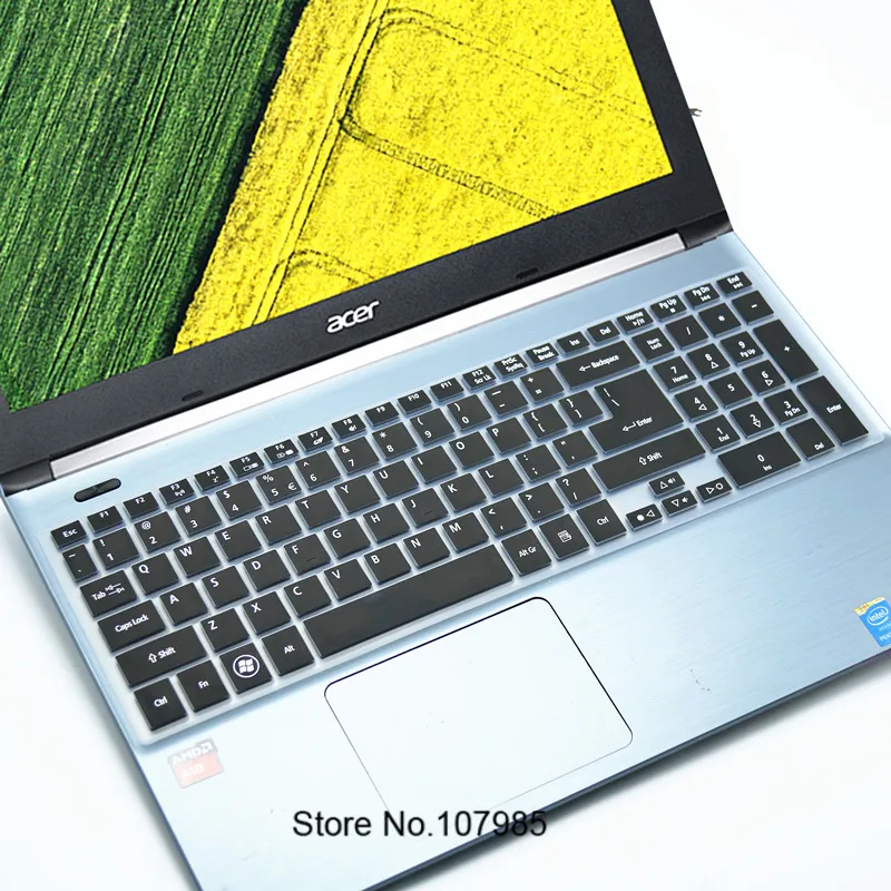 15,6 дюймов ноутбук клавиатура защитная пленка для acer Aspire E1 522 570 532 5830 5755 V3 E5 511 571G 551G 572G