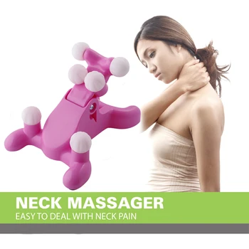 

Cervical Traction Massage Relaxation Back Stretching instrument Relax Neck Pain Relief Acupuncture Points Silicone neck massager