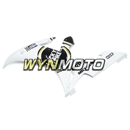 Белый черный инъекции пластмассы ABS Обтекатели для Yamaha YZF1000 R1 Год 2002 2003 02 03 мотоциклов обтекателя Kit капоты carenes