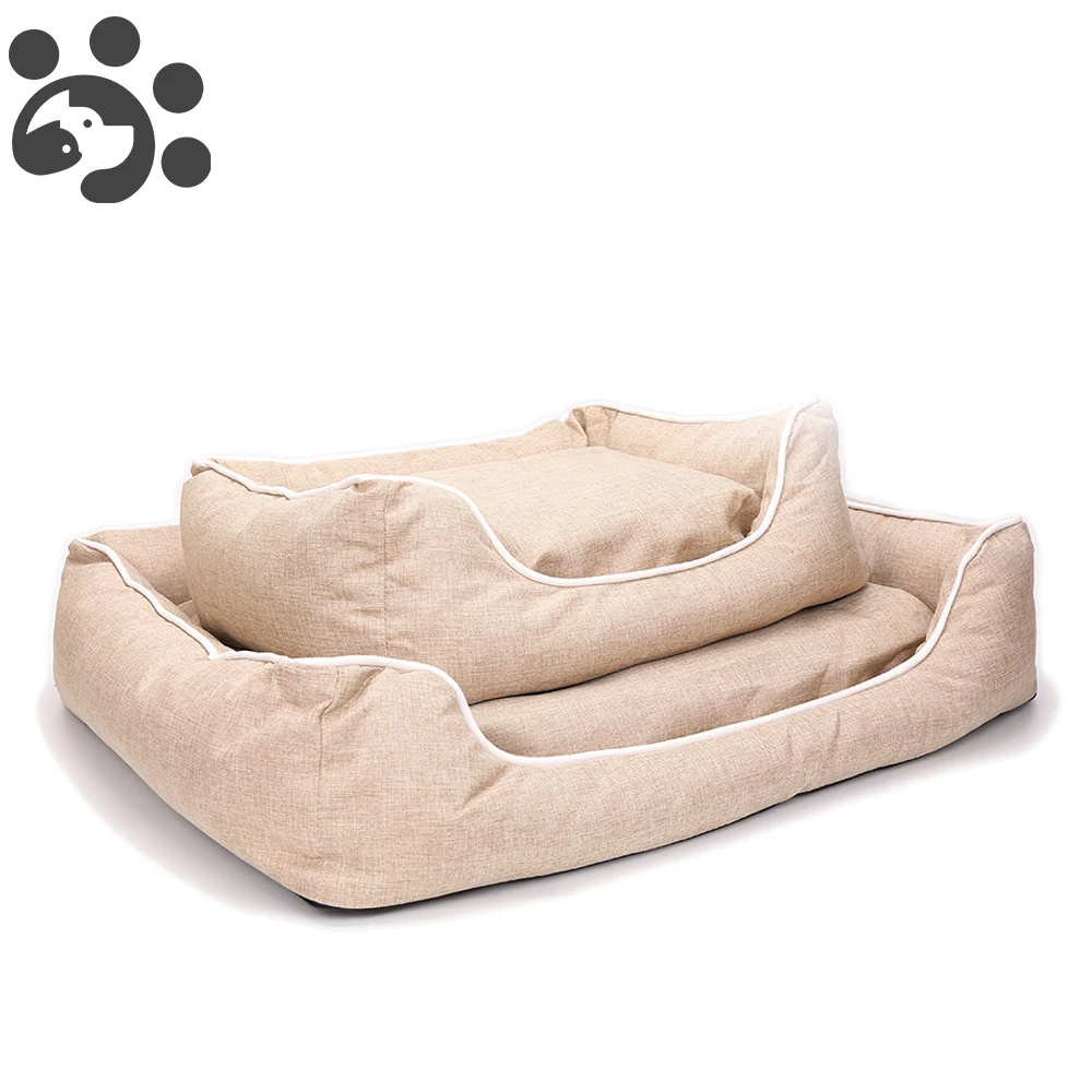 Кровати для домашних животных диваны съемный чехол водонепроницаемое дно прочная кровать для собак дышащая мягкая маленькая средняя собаки кошка домашний питомец кровать для собак BD0067