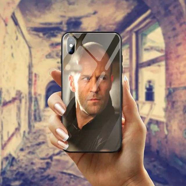 Uk Super Star Jason Statham Tempered Glass Mobile Phone Case Cover for