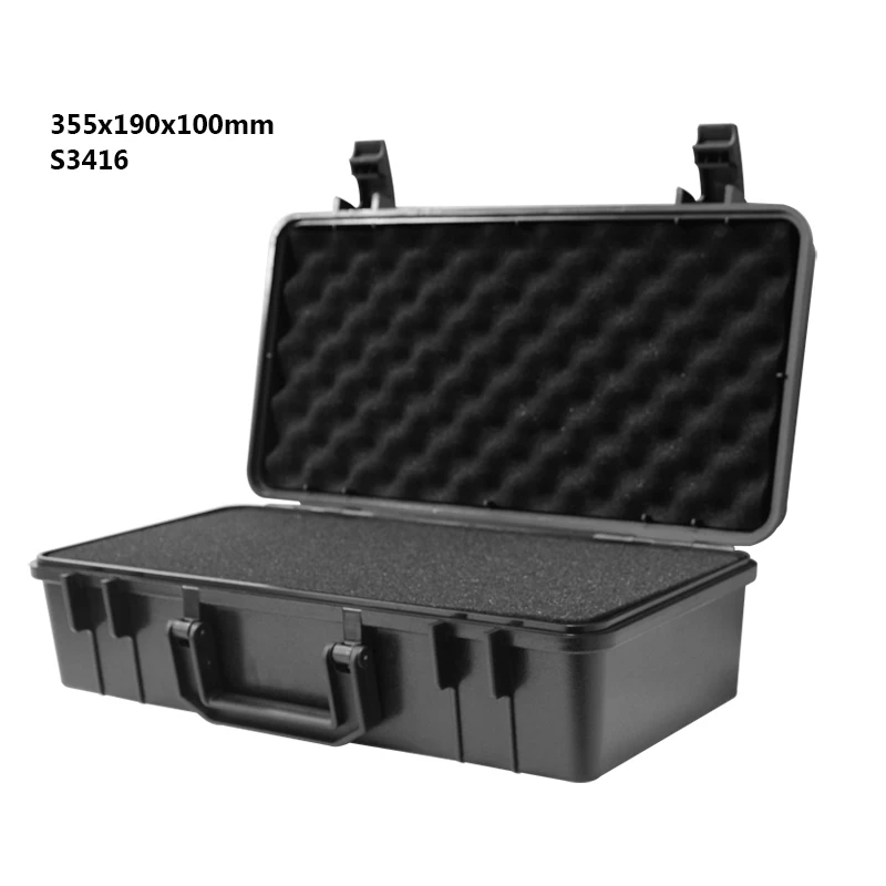 ABS Plastic Sealed Tool Box Outdoor Shockproof Boxes Protective Safety Case Equipment Tool Storage Impact Resistant Tool Case - Цвет: Large