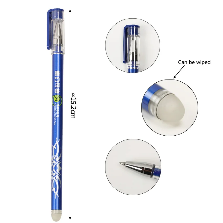 Канцелярские принадлежности унисекс ручка стираемая ручка унисекс 0,5 гелевая ручка 2 цвета на выбор для обучения эфирным G-312G