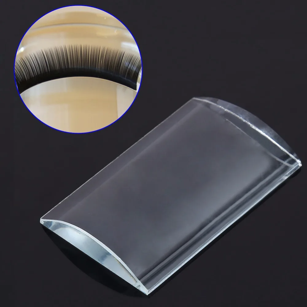 Buy 1pc Round Crystal Glass Eyelash Glue Holder Lash Separator Adhesive Glue