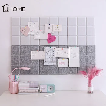 

4pcs/set Beautiful Felt Letter Board Message Board Home Office Decor Board Photo Display Board Kids Room Wall Sticker Decoration