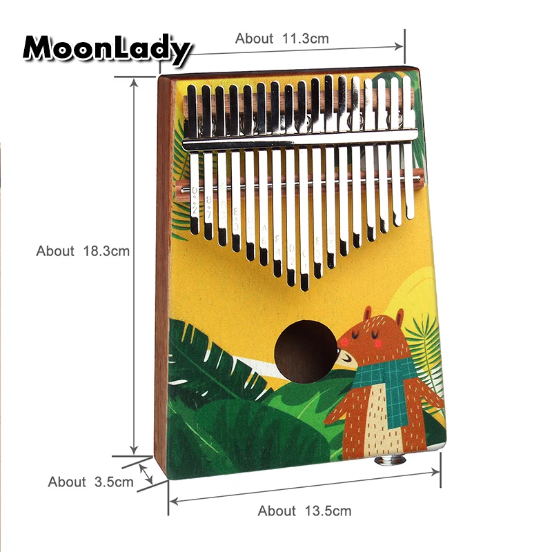Фортепиано с 17 клавишами Kalimba, высокое качество, дерево, красное дерево, корпус, большой палец, фортепиано, музыкальный инструмент, калимба, аксессуары с аудио входом