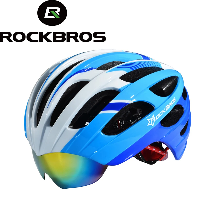 

Hot! ROCKBROS Cycling Helmet casco ciclismo Bicycle Helmet MTB Mountain Bike Helmet 32 Air Vents With 3 Lenses 256g SIZE:57-62cm
