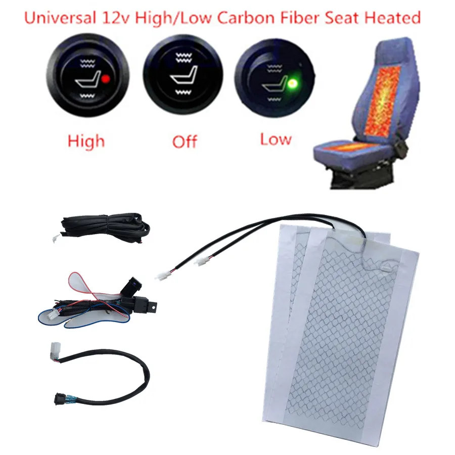 Four seasons 12 v unviersal car heated seats cushion cover warm