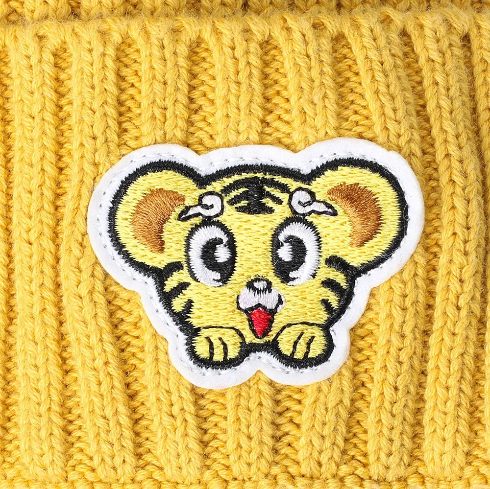 Baby Beanie Winter Knit Hat Warm Toddler Cap Cotton Casual Cotton Outdoor Ski Accessory (4)