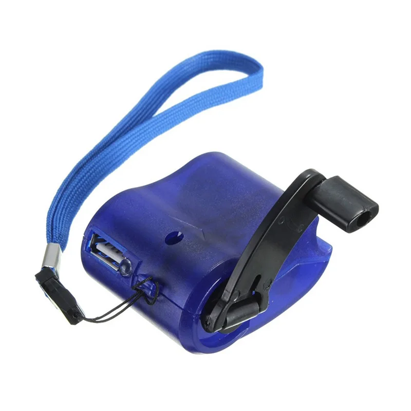

Phone Charger Hand-Winding Mini Charger Manual Generator Emergency Charger USB Charger Camping Backpack Survival Tool