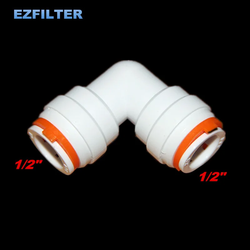 

5PCS RO Union Quick Fitting Equal 1/4 inch OD Hose x 1/4" OD tube For RO Water Filters