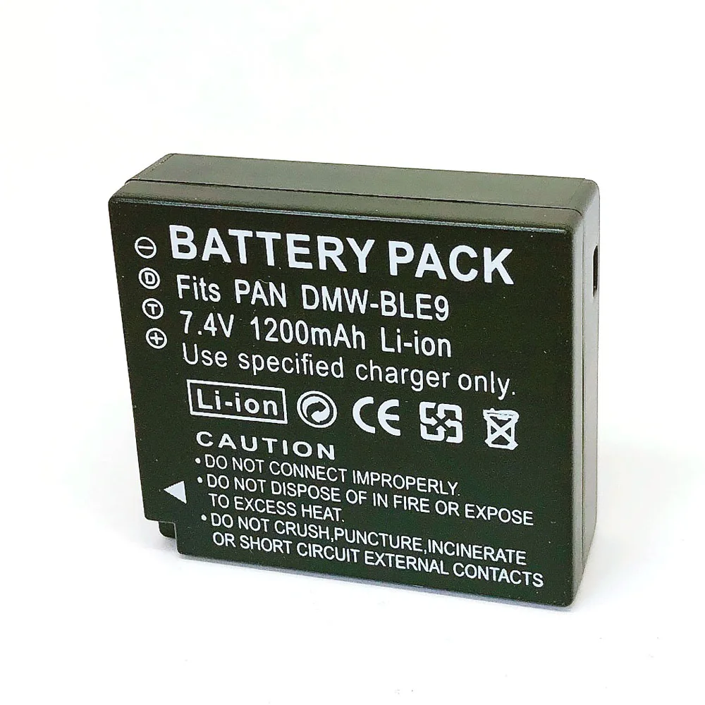 DMW-BLG10 DMW-BLE9E DMW BLG10E BLG10PP BLE9 BLE9PP BP-DC15 Battery for Panasonic DMC-GF3 GF5 GF6 GX7 GX80 GX85 ZS60 ZS100 TZ100