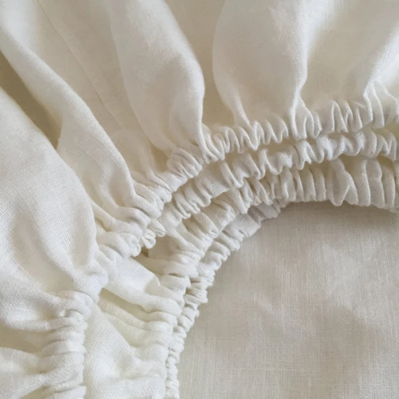 100 Washed French Flax Linen Sheet King Size Pure Linen Sheets