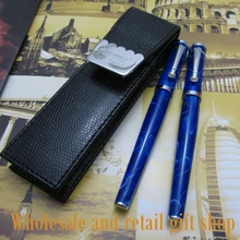 Синяя ручка 2 шт Fuliwen ручка высокого качества акриловая крышка новая ручка и ручка Сумка ролик+ перьевая ручка
