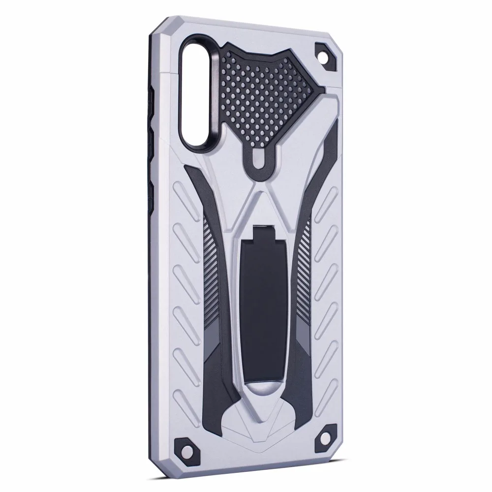For Samsung Galaxy A50 A30 Hybird Plastic Dual Armor Case with Stand Cover Coque for J4 J6 A6 A8 2018 A9 2019 Case Accessories (9)