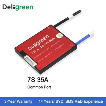 

Deligreen 7S 35A 24V PCM/PCB/BMS for lithium battery pack 18650 Li-Po LiNCM Battery Pack