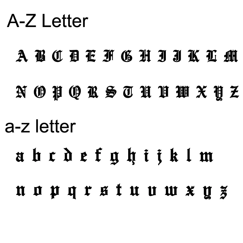 DUOYING Старое Английское одиночное инициальное A-Z ожерелье-ошейник с буквами верхний регистр строчное ожерелье с буквами для женщин подарок дропшиппинг